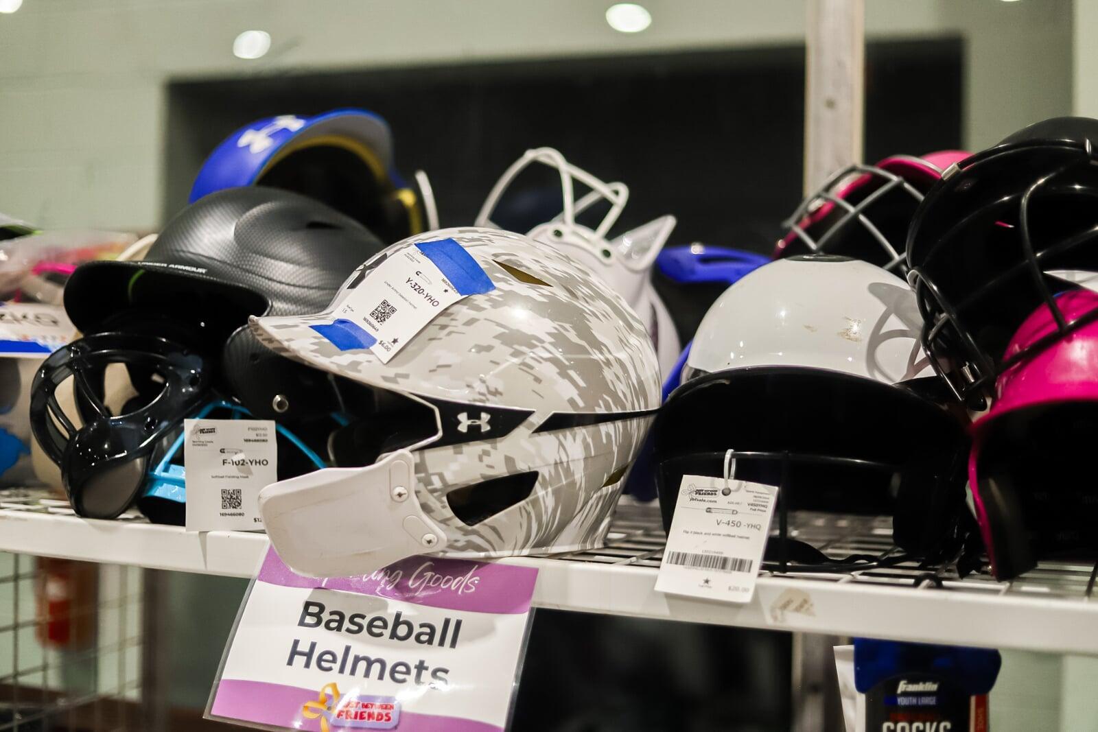 Baseball helmets